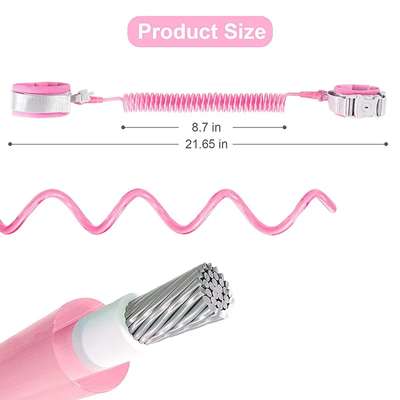 1pcs Baby Child Anti Lost Wrist Link Safety Wrist Link for Toddlers, Babies & Kids