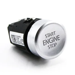 Chave do carro start stop motor botão interruptor de um botão para vw golf 7 mk7 vii peças de interruptor de partida sem chave