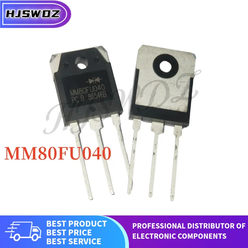 5PCS NEW MUR8060DCT MUR80FU20NCT MUR80FU40DCT MUR80FU40NCA MM80FU040 TO-3P  electronics component transistor High-power In Stock