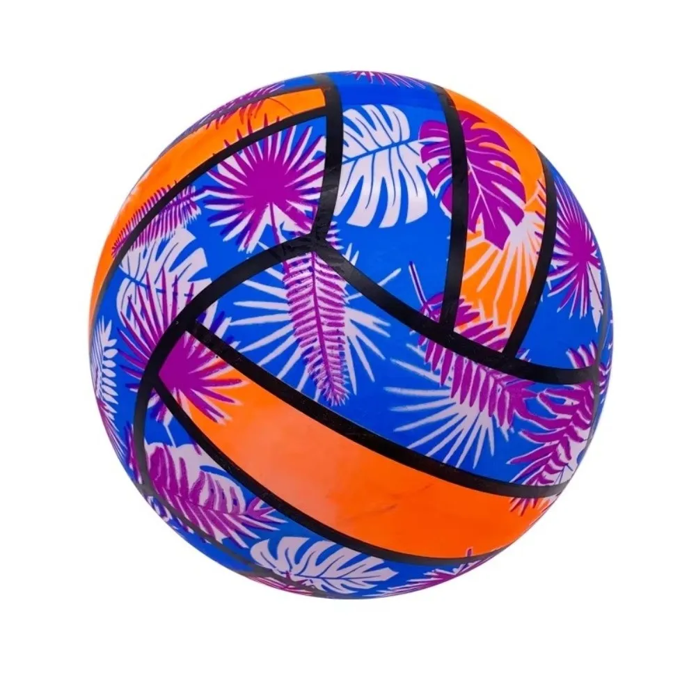 Nueva bola de inflado colorida, pelota de juguete portátil de PVC para piscina, pelota de juguete duradera para niños de 22cm, regalo
