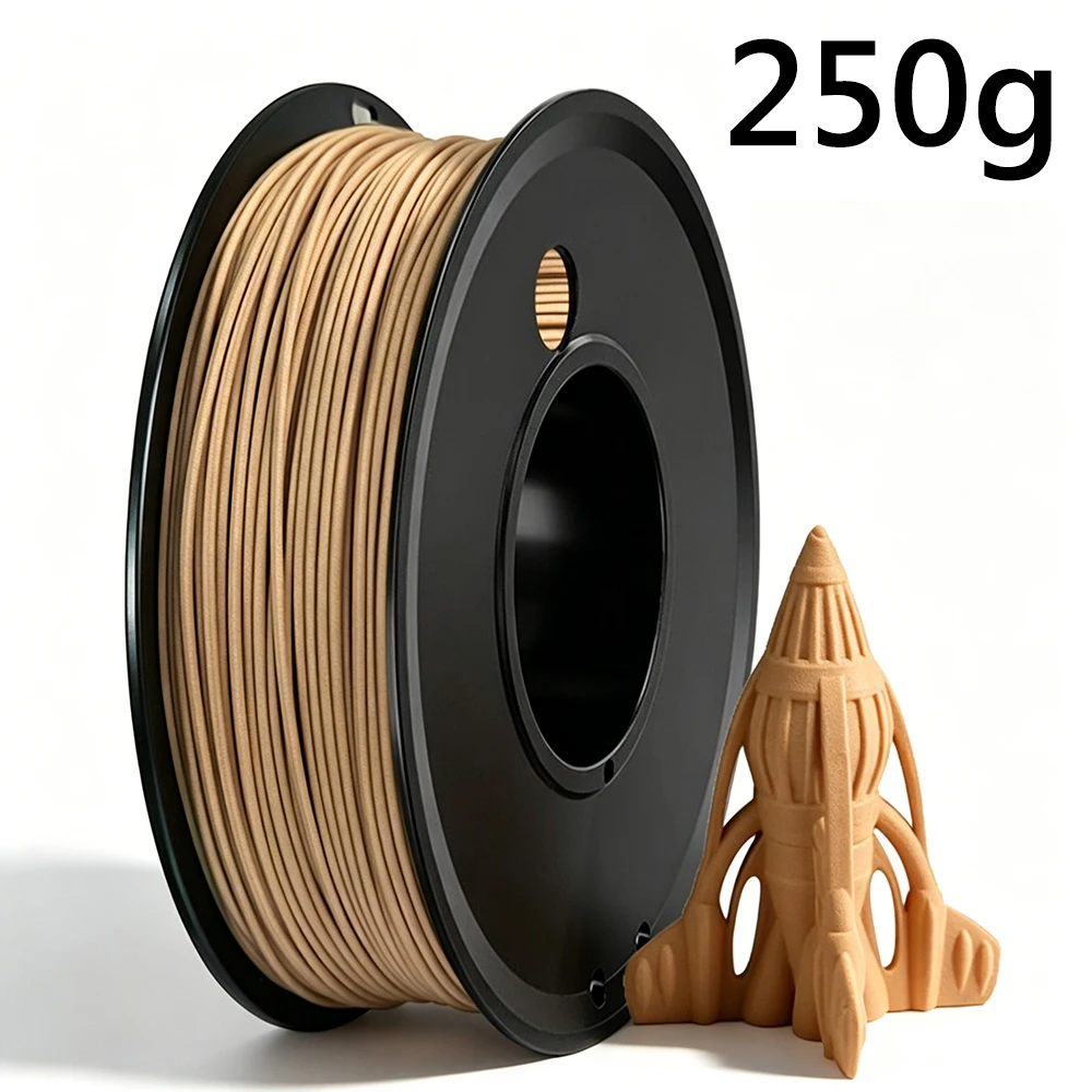 

PLA white oak wood Filament 250g 3D Printer Filament 1.75mm Dimension Accuracy +/- 0.03mm PLA white oak wood 3D Printing Filament