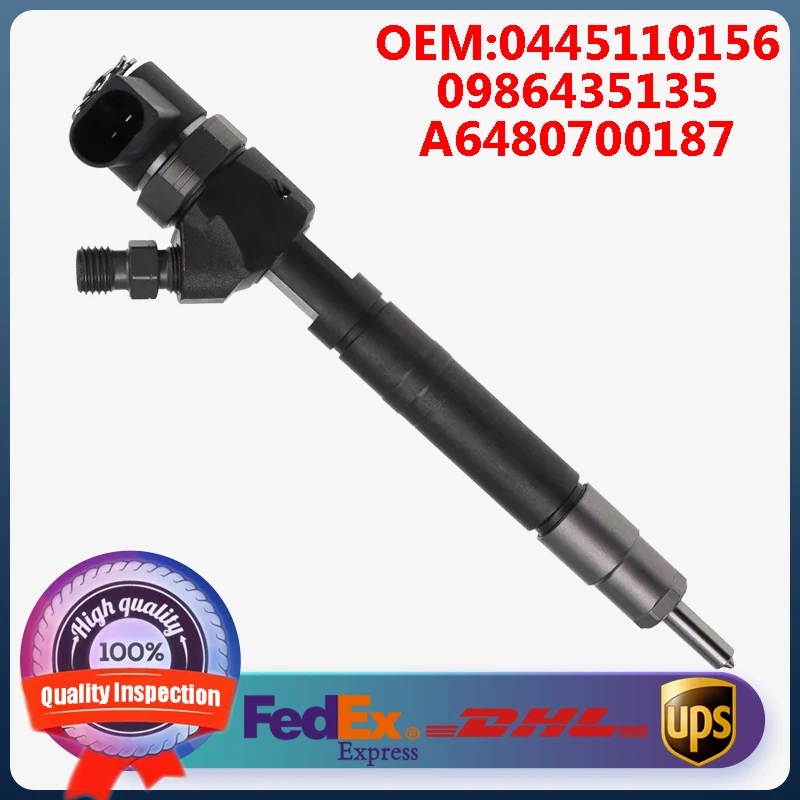 

0445110156 0986435135 A6480700187 Diesel Common Rail Injectors Suitable for Mercedes-Benz