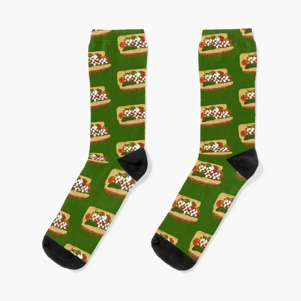 

Happy Chicago Dog Socks christmas gift fashionable designer funny gifts Socks Men's Women's