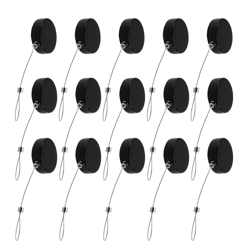 A33R-Automatic Retraction Winding Box Steel Wire Rope 15Pcs Small Commodity Anti-Theft Telescopic Display Chain