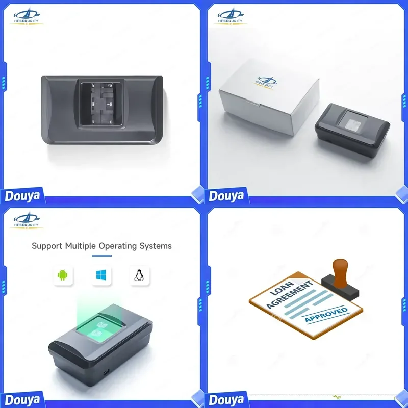 OS300 Rolled Fingerprint Reader Live Fingerprint Capture Two Finger Scanner Double Fingerprint Reader