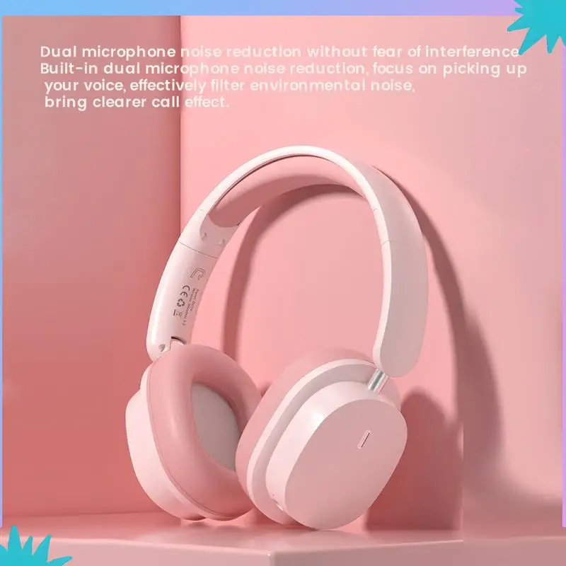 ABZW Headset Bluetooth Headset Noise Reduction Wireless Game Headset Long Battery Life Cell Phone Multi-Function Headset