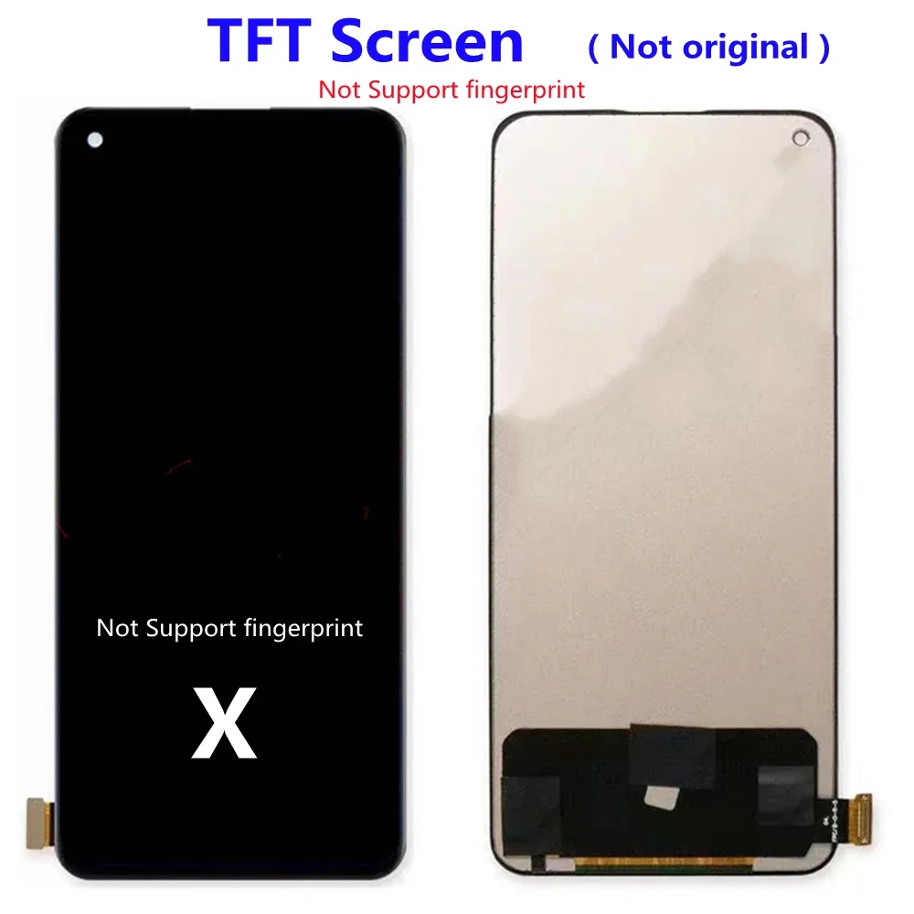 Imagem -02 - Substituição do Conjunto da Tela Sensível ao Toque Tft Lcd 6.43 Apto para Realme gt Master Edition Rmx3360 Rmx3363