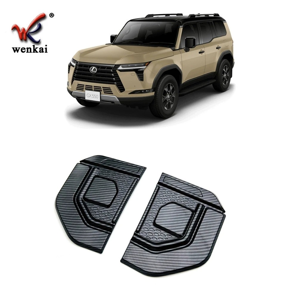 

Для Lexus GX550 2024 2025, декоративная накладка на дверь, накладка в виде листа, АБС-пластик, хромированные аксессуары