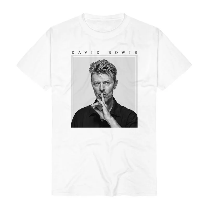 

David Bowie Silent Gesture T-Shirt, Hipster Rock Fan Gift Tee, Stylish Tribute To The Legend Classic Print New Arrival Tee S-5XL