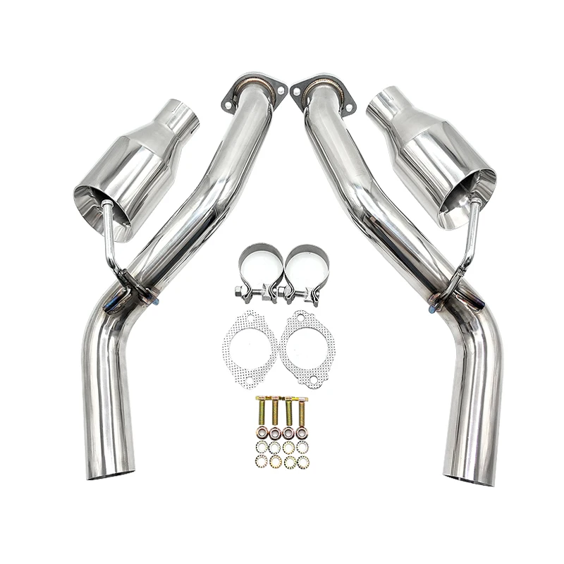 

2026 Straight Through Axle Back Exhaust 4" Stainless Tip Catback Exhaust for Infiniti Q50 16-23 VR630 3.0L Turbo