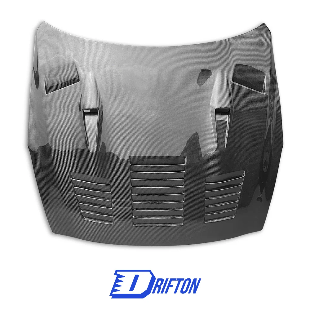 

VSII Style Engine Hood For Nissan R35 GTR Carbon Fiber Bonnet 2008 2009 2010 2011 2012 2013 2014 2015 2016 CBA DBA