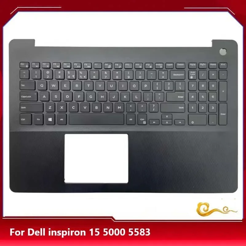 

MEIARROW New/org For Dell Inspiron 15 5000 5583 Palmrest US keyboard upper cover No Backlight,Black