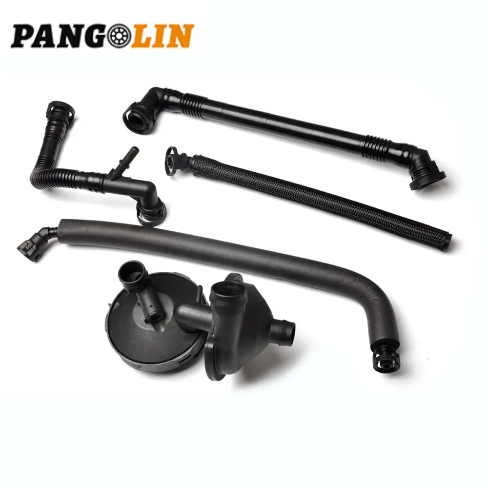 

11617501566 11617504535 11611432559 Crankcase Vent Valve & Oil Separator Hose Kit fit For BMW E46 325i 330i 325Xi 330Xi 2001-05