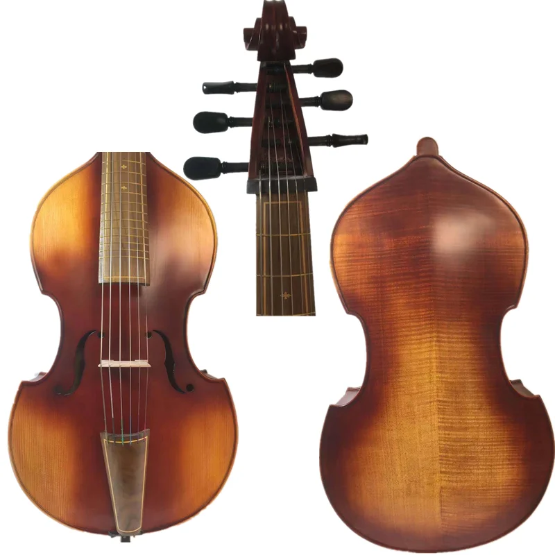 

Baroque style SONG maestro hand made 6 string 25" viola da gamba 1/2 cello#15158