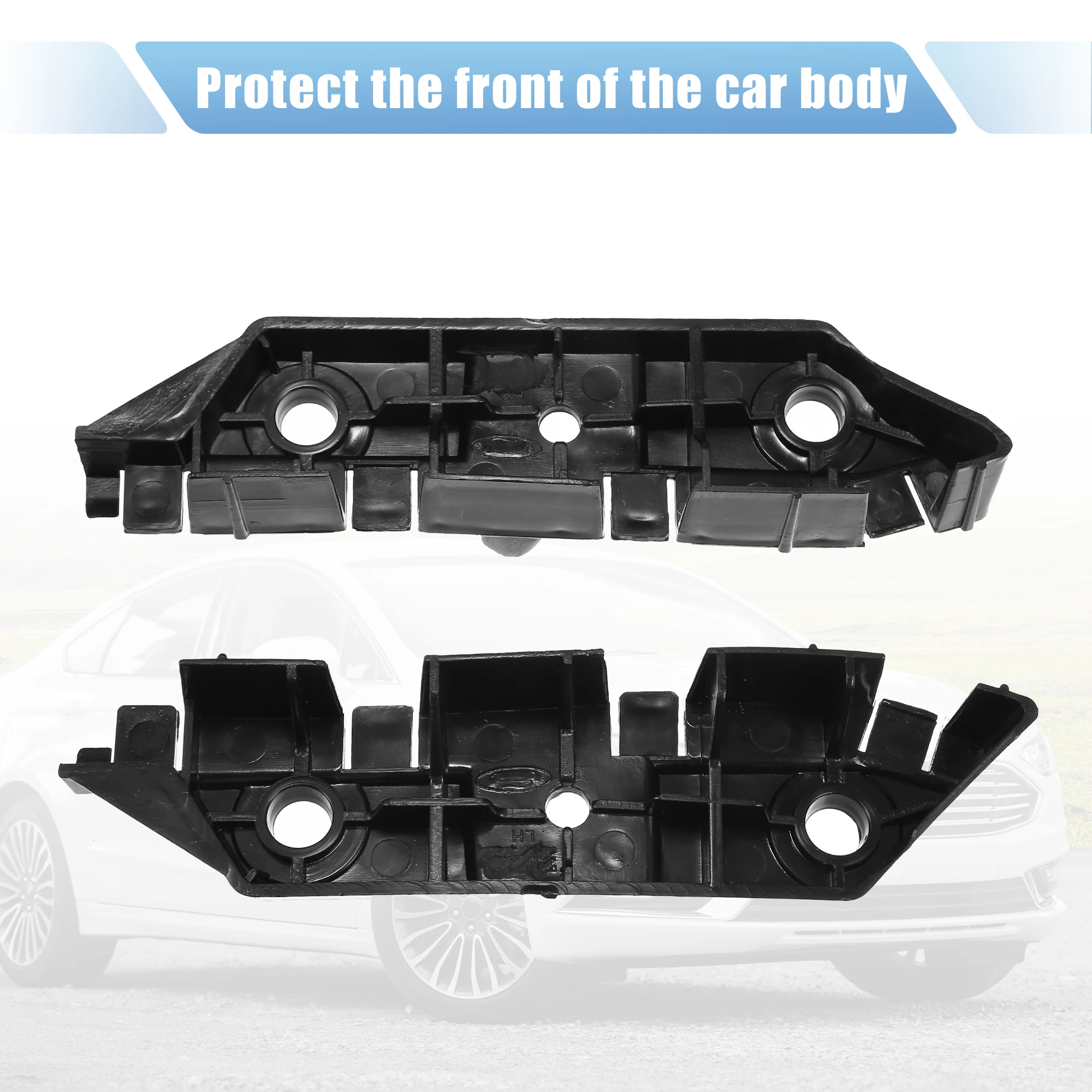 X Autohaux-Soporte de parachoques delantero, para Ford Fusion 2013, 2014, 2015, 2016, DS7Z-17C947-B, 1 par