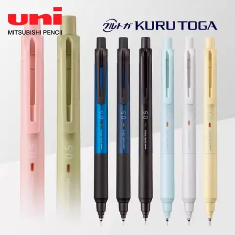 Uni 기계식 연필, KURU TOGA 자동 리드 회전 펜 학교 쓰기 건축 도면용 재료, Arty szkolne tekenen