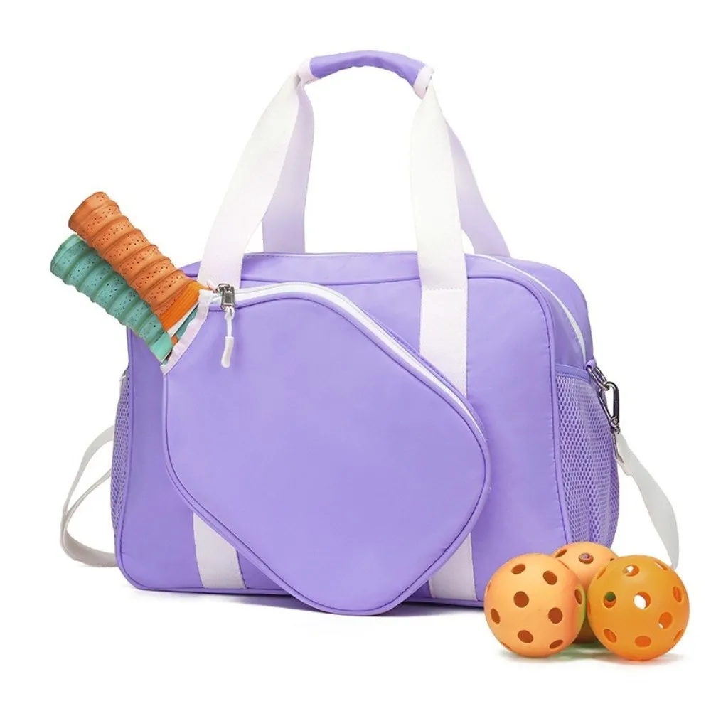 حقيبة كتف مضرب كرة البيسبول من النايلون مقاومة للماء وحزام قابل للتعديل وحقيبة يد كرة البيسبول ذات سعة كبيرة