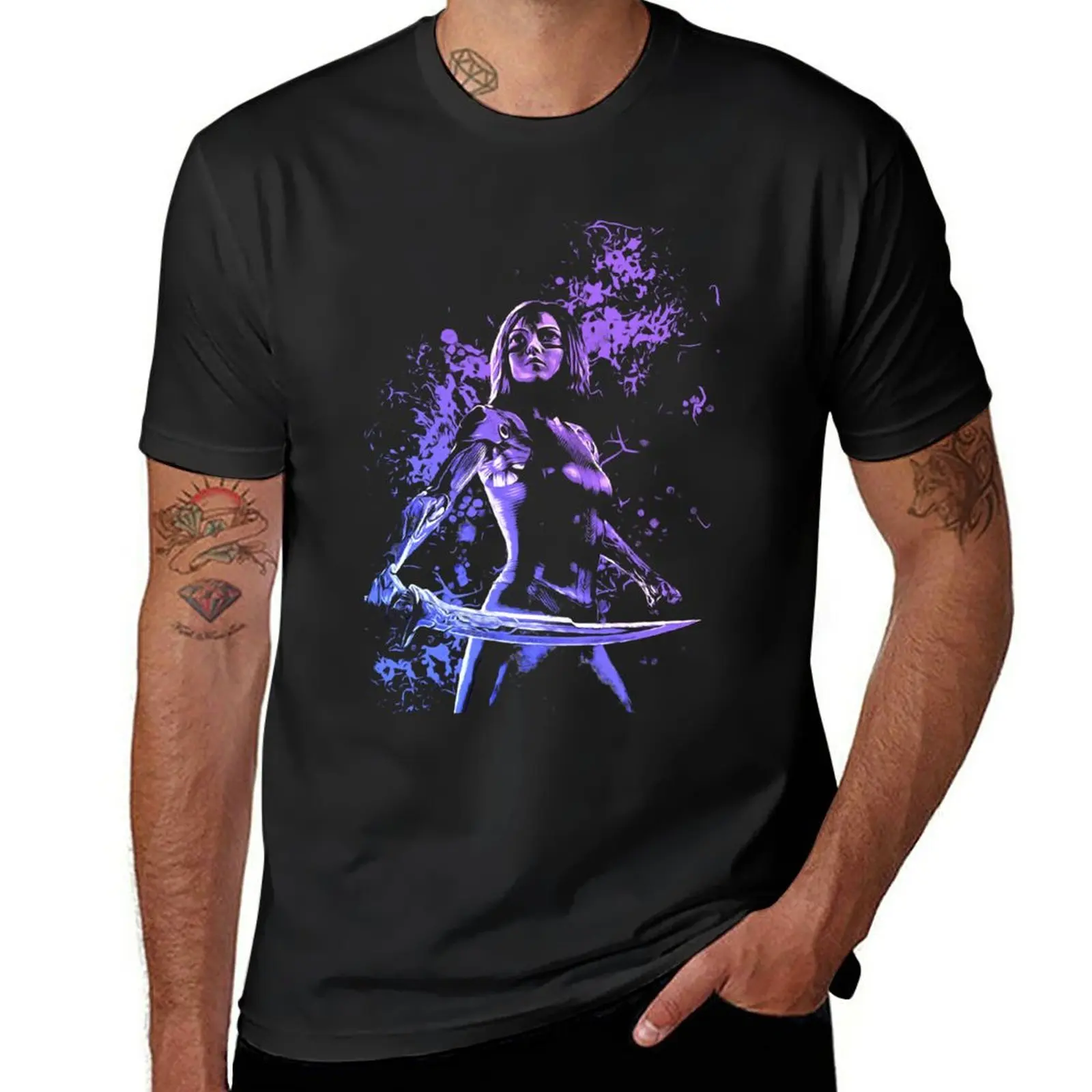 

Day Gift Fight Angel Purple 1 Cool Gifts T-Shirt blanks quick drying t shirts for men graphic