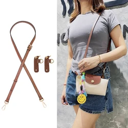 1 Set Bag Strap for Longchamp Mini Punch-free Genuine Leather Shoulder Strap Set Transformation Crossbody Strap Bag Accessories