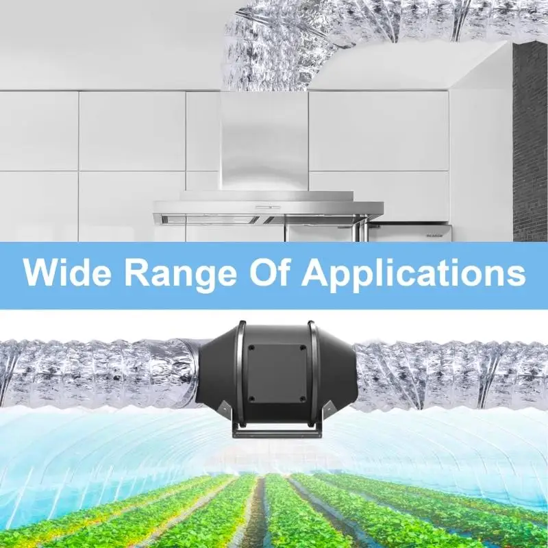 24BA 8 polegadas exaustor exaustor exaustor Dutora ventilação solda Instrumento exaustão fumaça fumaça