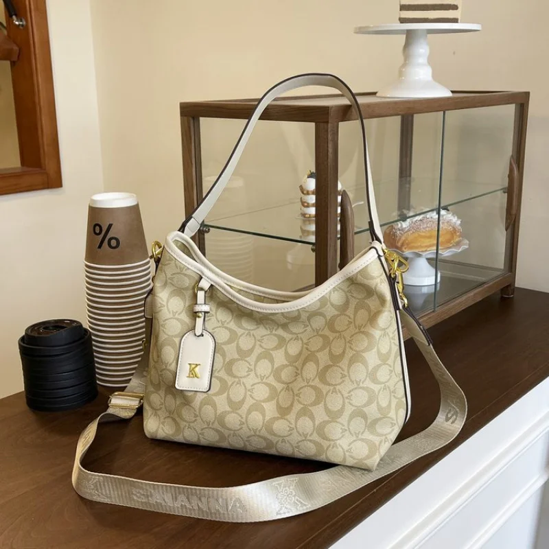 

Роскошная женская сумка через плечо из тонкой кожи с классическим элегантным и винтажным повседневным дизайном ​