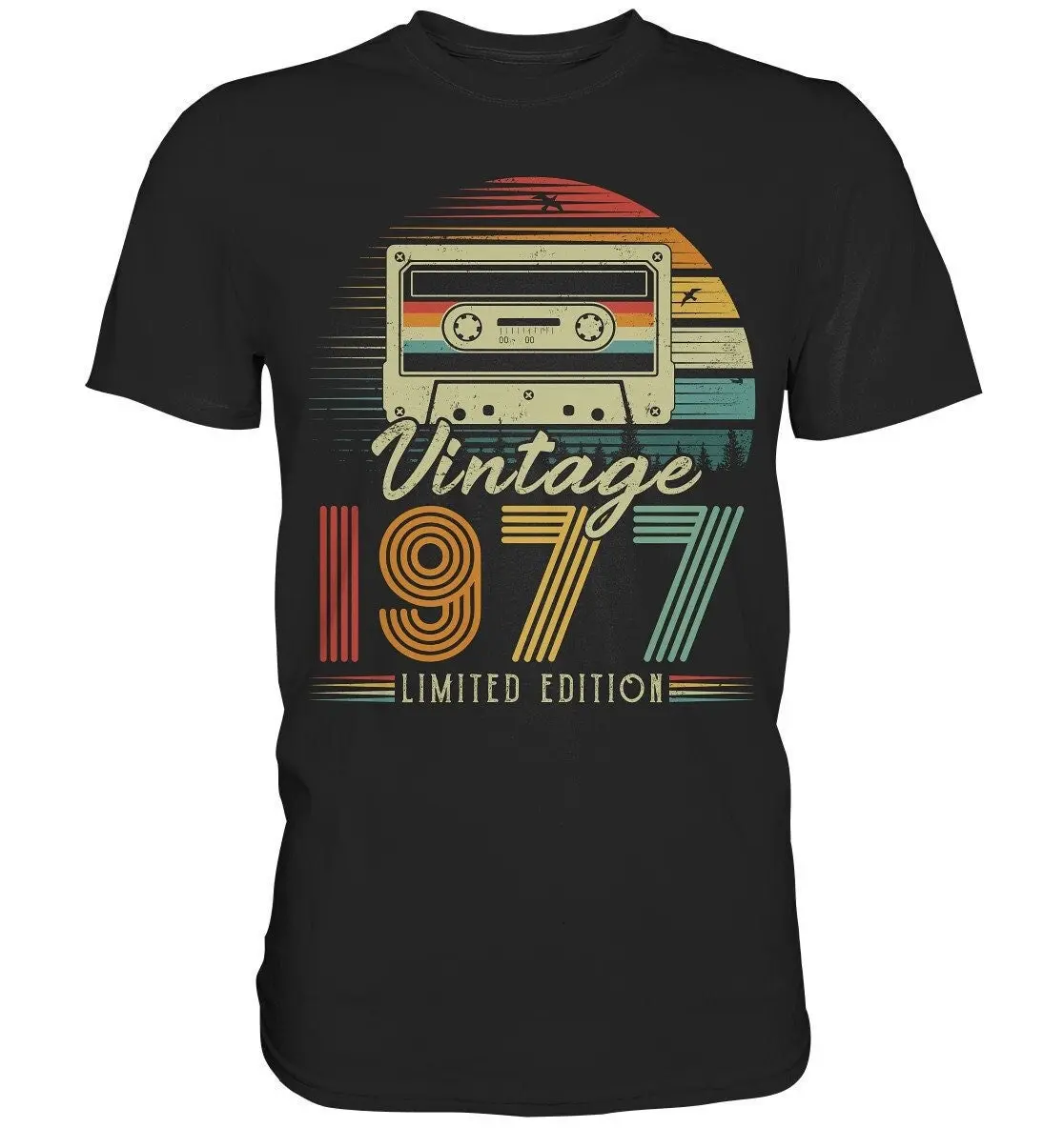 1977 Born Year 77 Birthday Premium T Shirt