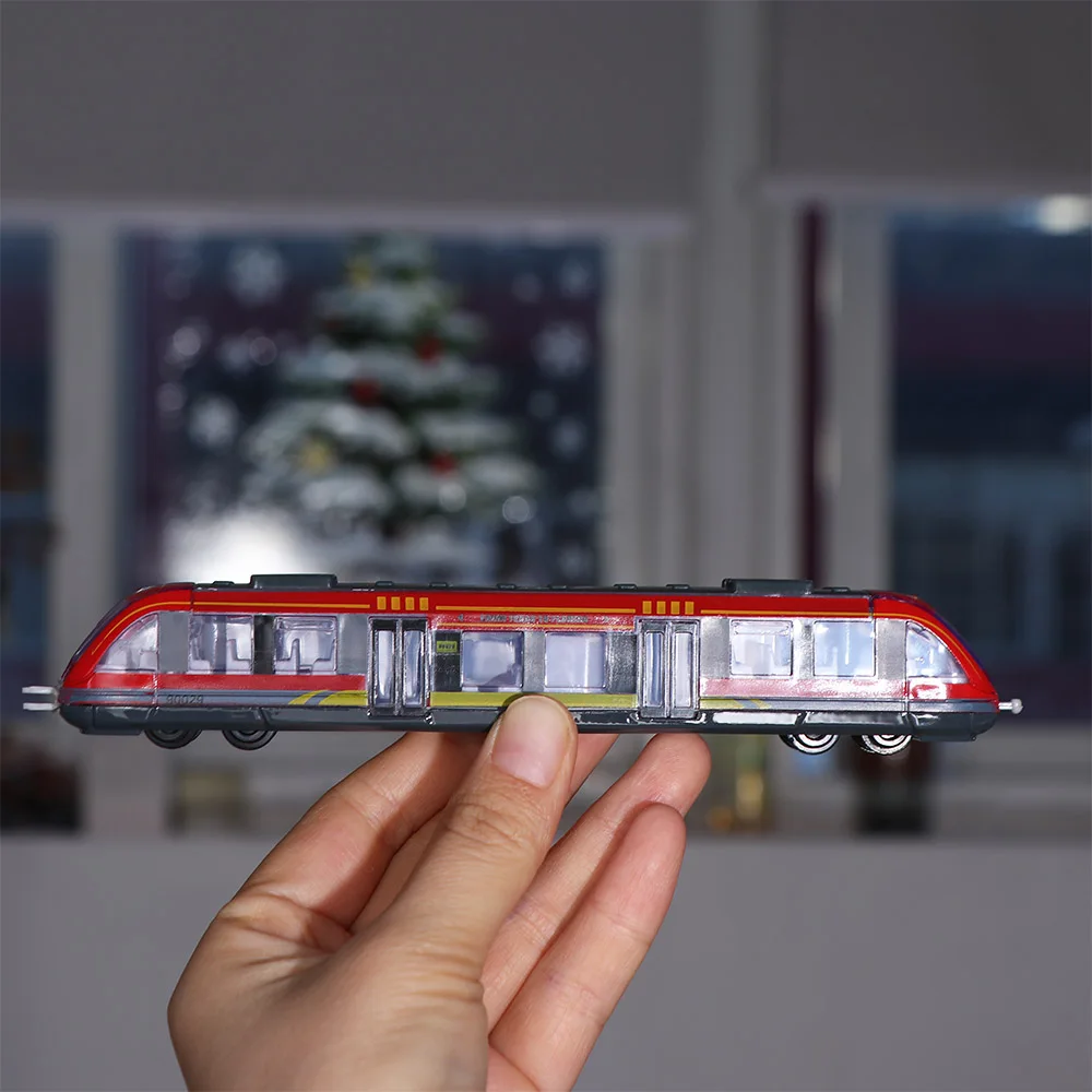Special Bithday Gifts Metro Subway Metal  Gift Alloy Simulation Train  Diecast Train  Underground High Speed Rail