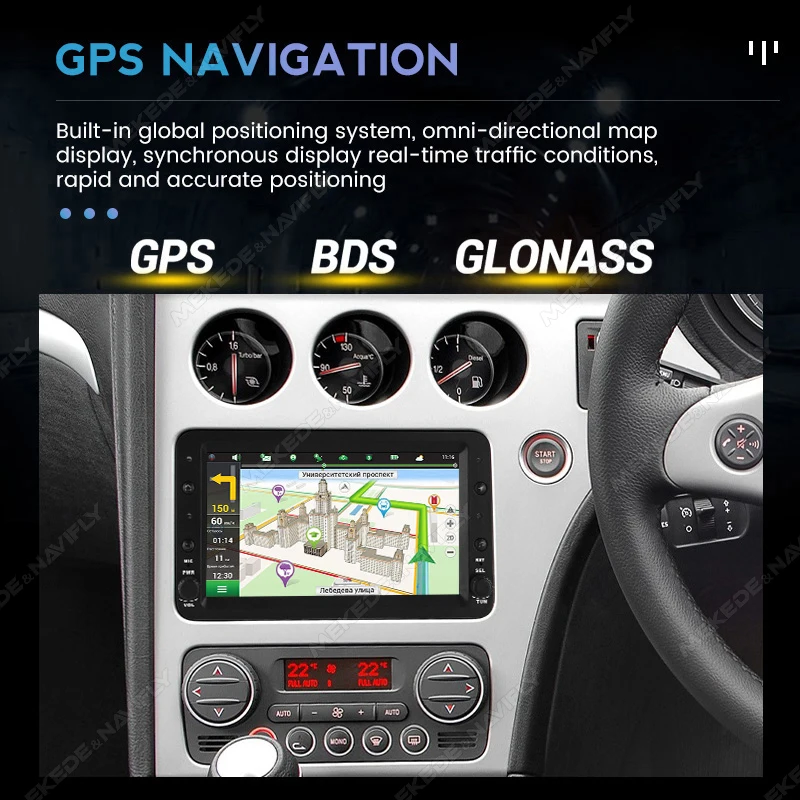 7Inch Touch Screen With Button 2+64G Autoradio For Alfa Romeo 159 Brera Spider Sportwagon Car Radio Carplay Auto Stereo GPS Wifi