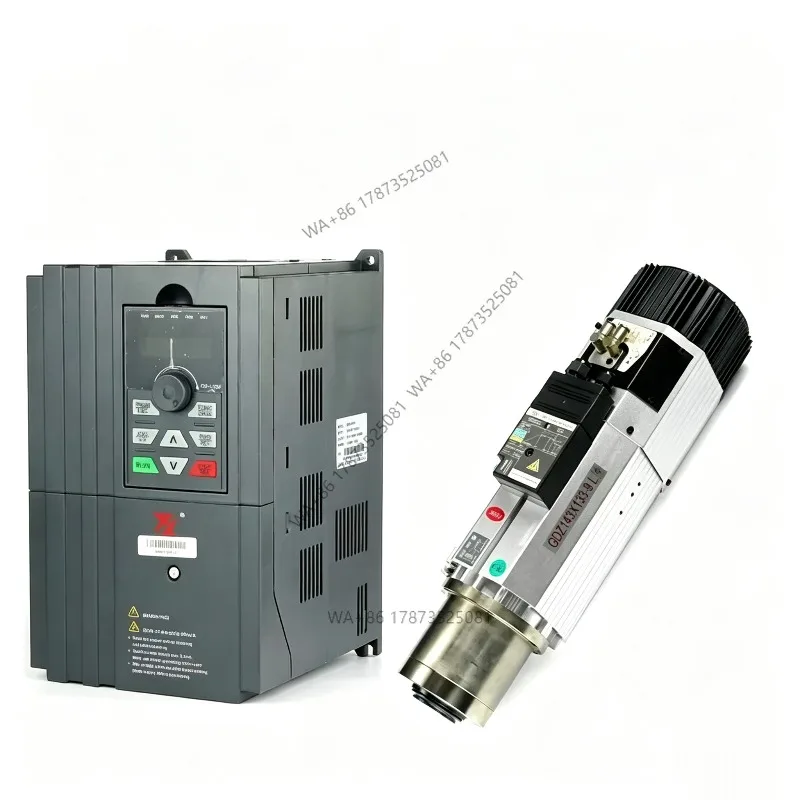 9KW ISO30 ATC Automatic Tool Change spindle Kit Air Cooled Spindle Motor 24000RPM GDZ143x133-9.0 With FUING Inverter VFD