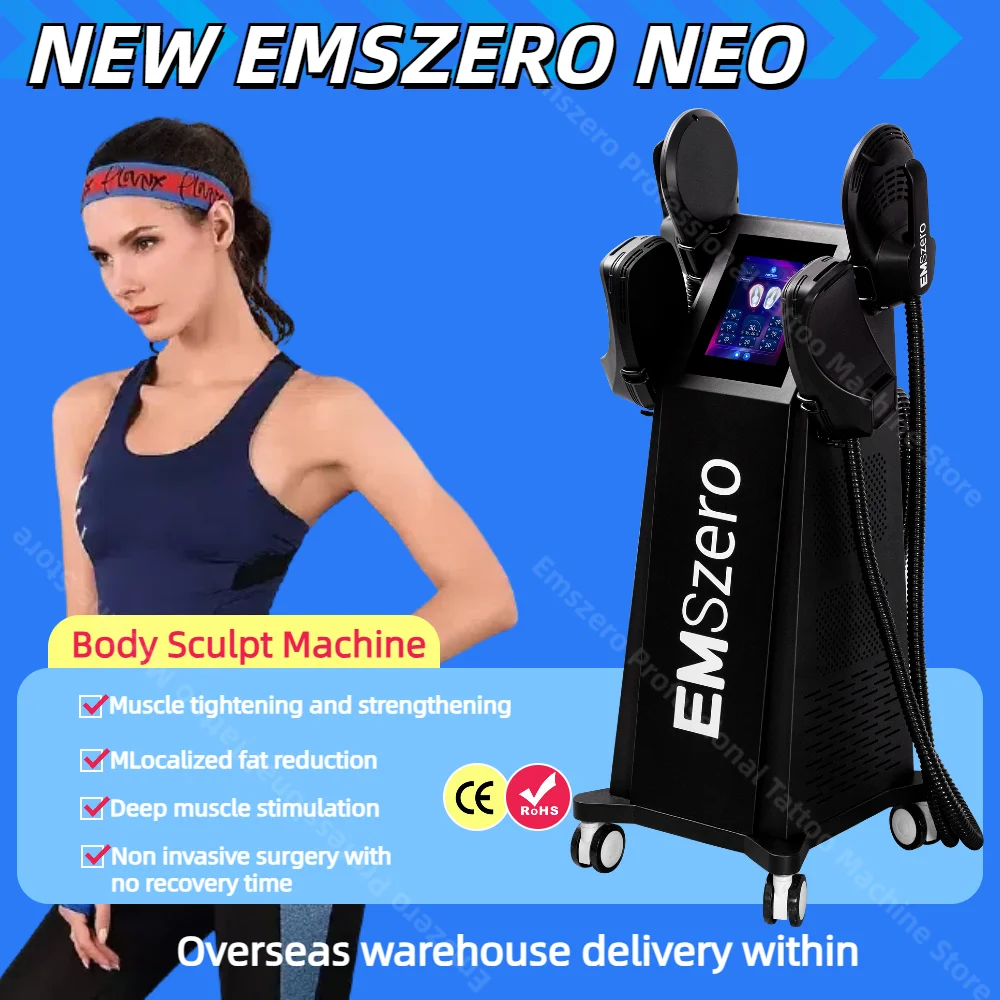 

Professional Emszero Body Sculpt Machine Neo RF EMS Slimming Device for Muscle Stimulation Hiemt Fat Reduction CE Certified