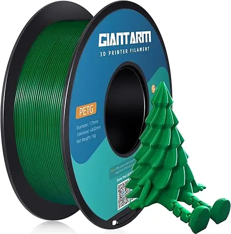 GIANTARM PETG Filament 1,75mm 1kg 2,2lbs ±0,03mm Verhedderungsfrei Verstopfungsfrei Hochglänzend Zäh Mehrfarbig 3D-Drucker Filament Vacu