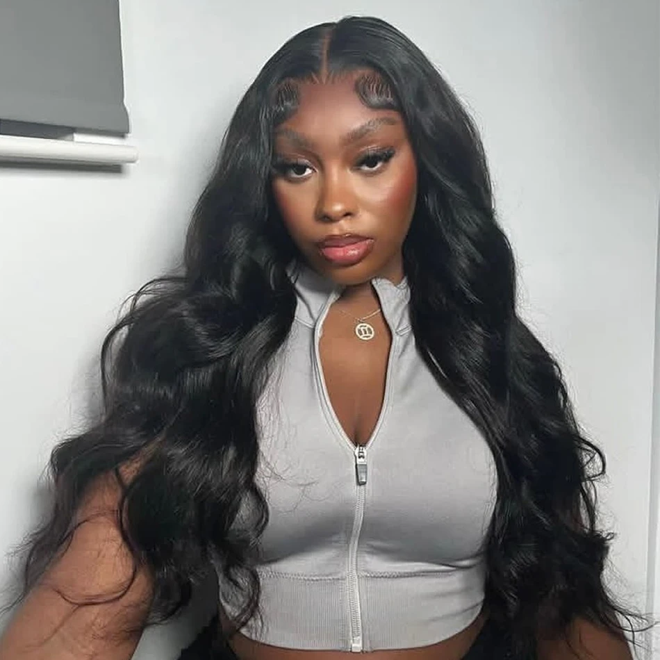 

180 200 Density Lace Front 13x6 Body Wave Pre Plucked HD Brazilian 30 40 Inch Lace Frontal Wig 13x4 Human Hair Glueless Wigs