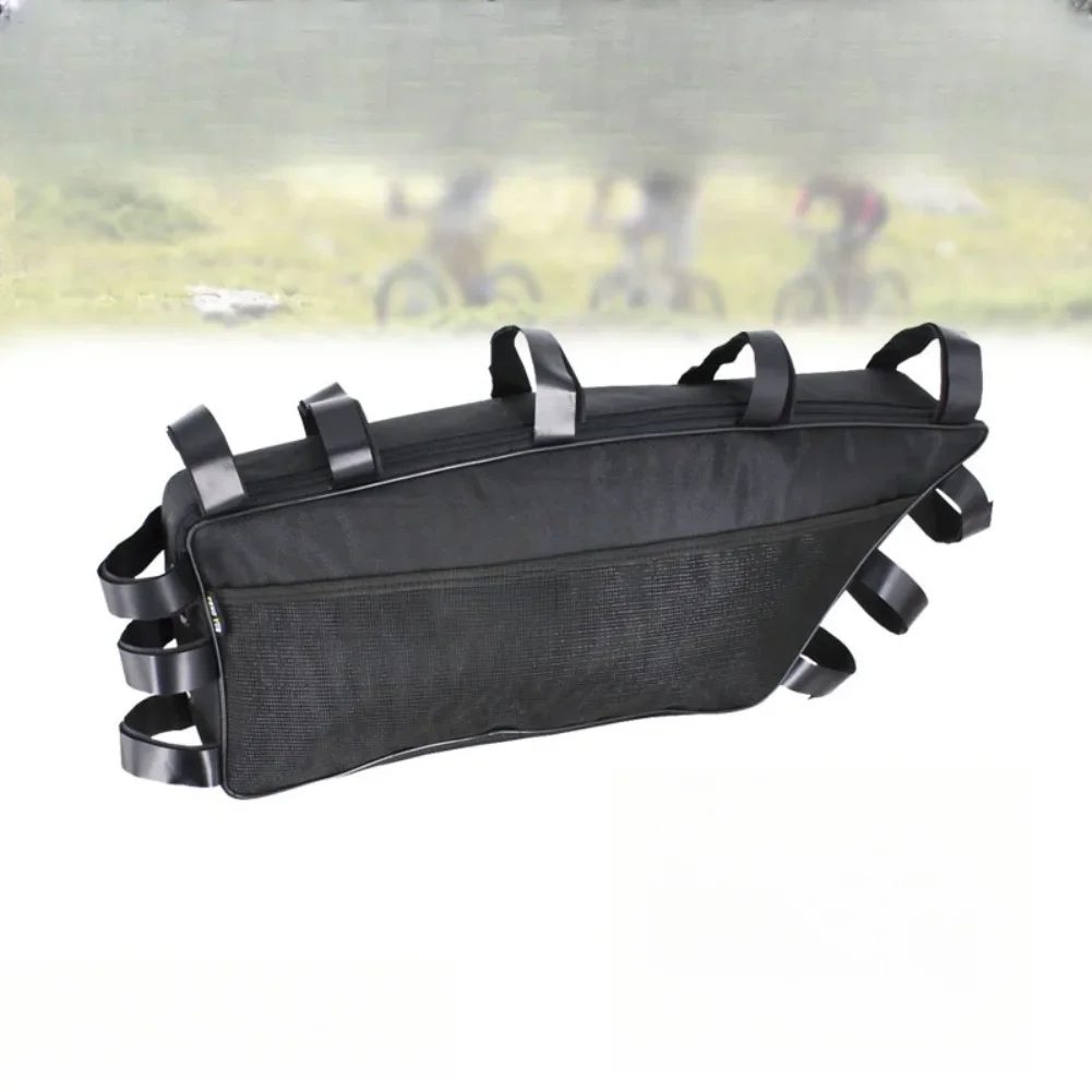 Daily Commuting Mountain Bike Bag Frame Bag For Bike Lightweight Portable 230D Lining Fabric For E-bike Batteries