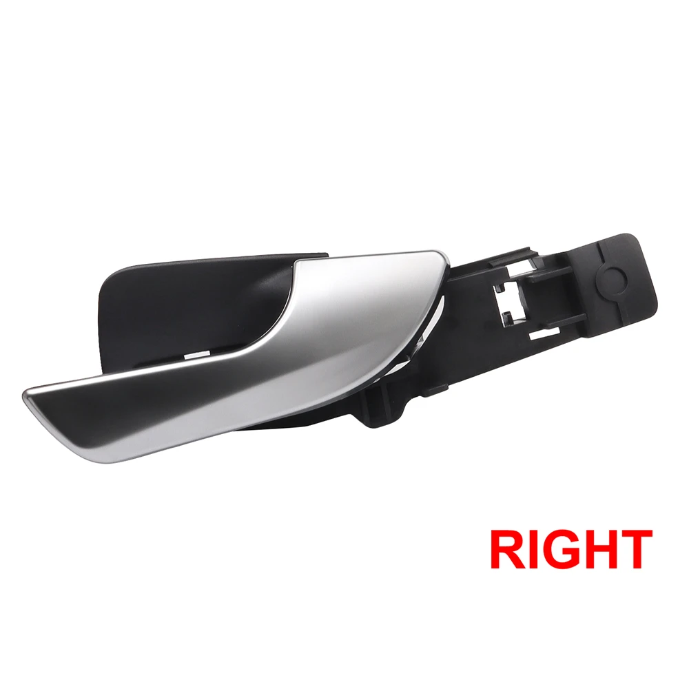 مقبض باب السيارة الداخلي الأمامي الأيسر الأيمن لسيارة ألفا جيوليتا 2010 - 2019 مقبض داخلي كروم فضي 156092167 156092165