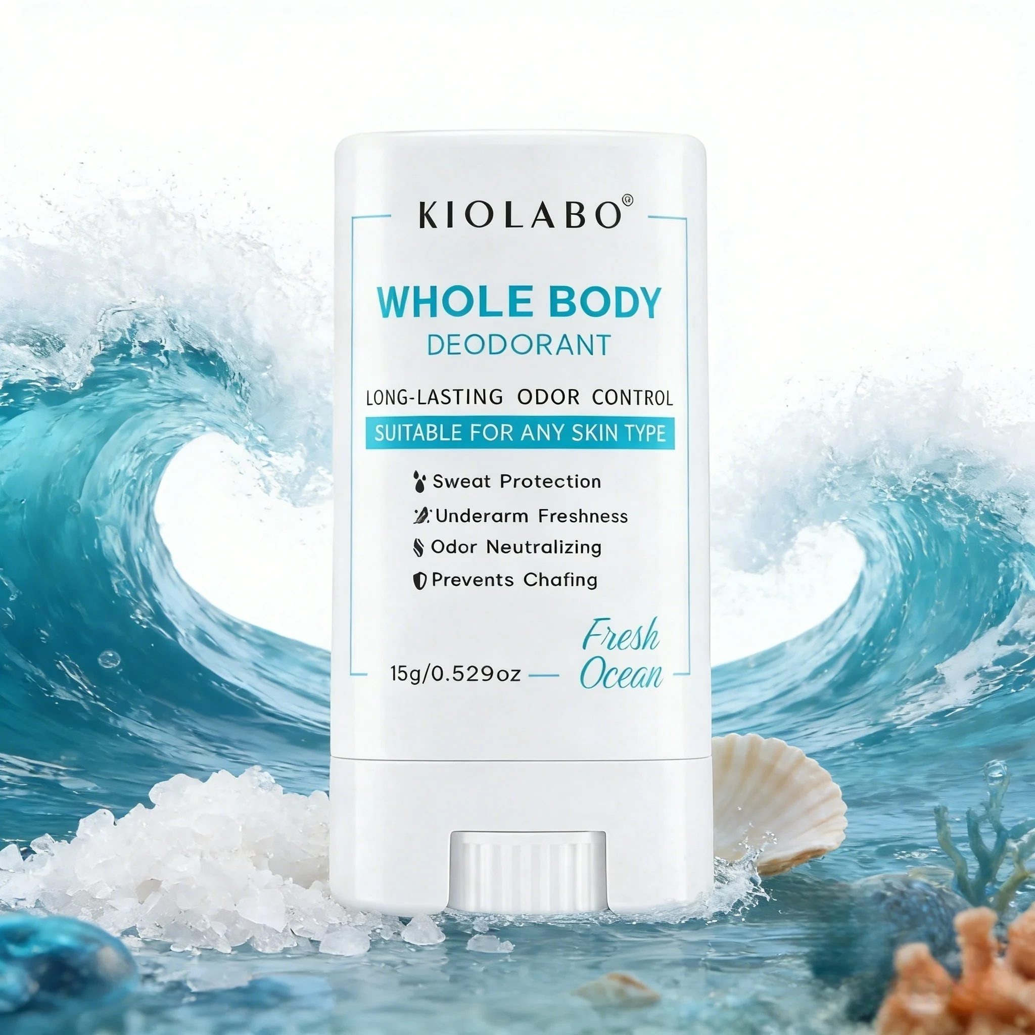 

Daily Whole Body Deodorant Cream, Aluminum Free, Odor Protection, Gentle & Invisible for All Skin