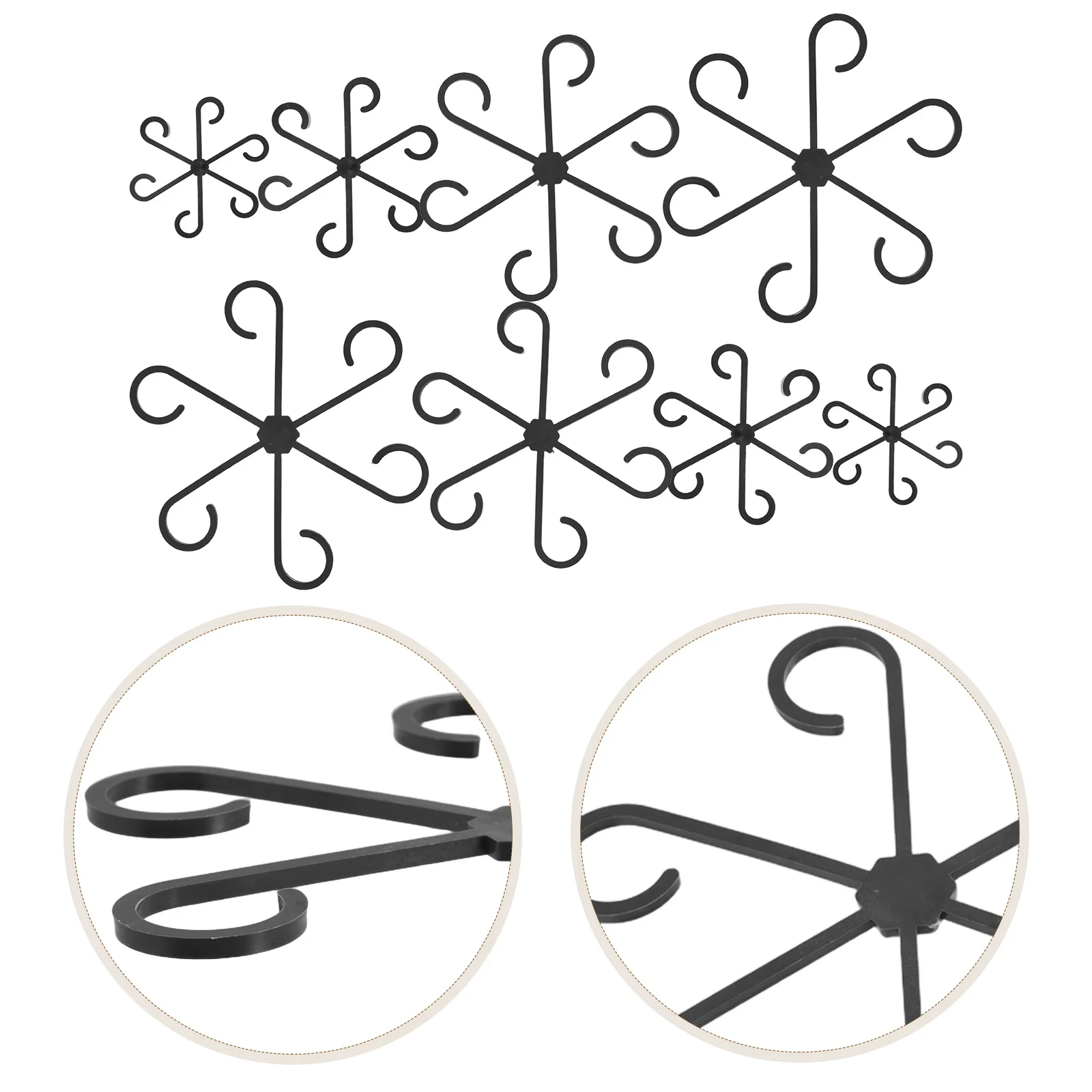 

8 шт. регулируемых по высоте опор для растений, держатели для стеблей для комнатных растений, пластиковые подставки для цветов, многоразовые опоры для вьющихся растений