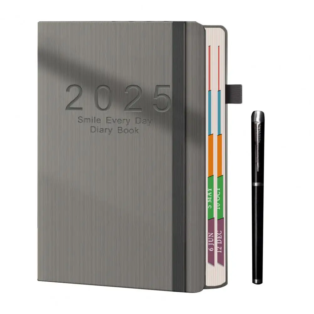 Planner 2025 2025 Planner A5 Hardcover with Monthly Tabs Hourly Book One Page Per Day Jan-dec Calendar