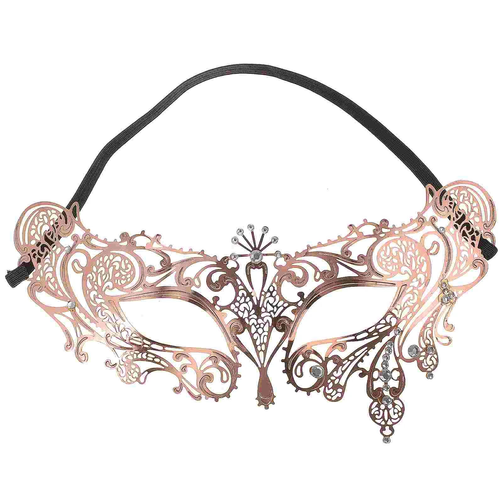 Venetian Metal Mask Drill High-grade Half-face Masquerade Mask Performance Props Party Supplies party mask