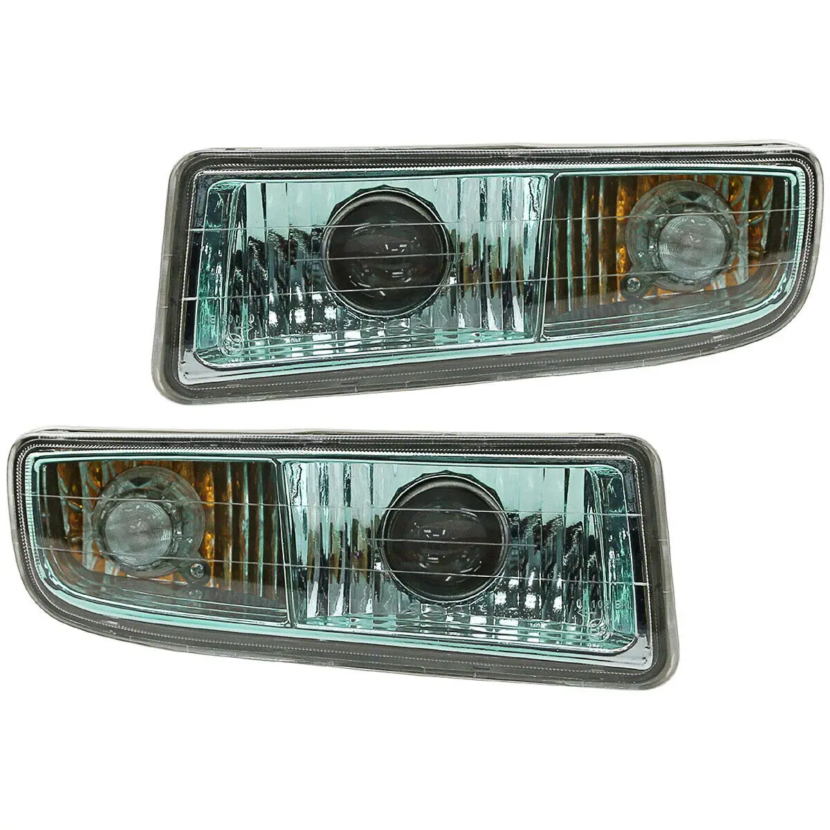 

For Lexus LX470 1998-2007 UZJ100 2Pcs Front Bumper Fog Light Lamp Trim Cover