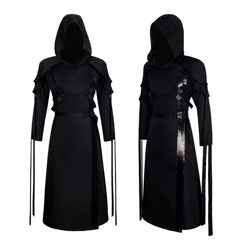 Kostium Cosplay Dead By Daylight Scream Ghost Face dla Dorosłych Unisex Płaszcz Horror Butcher Uniform Strój na Halloween — 2