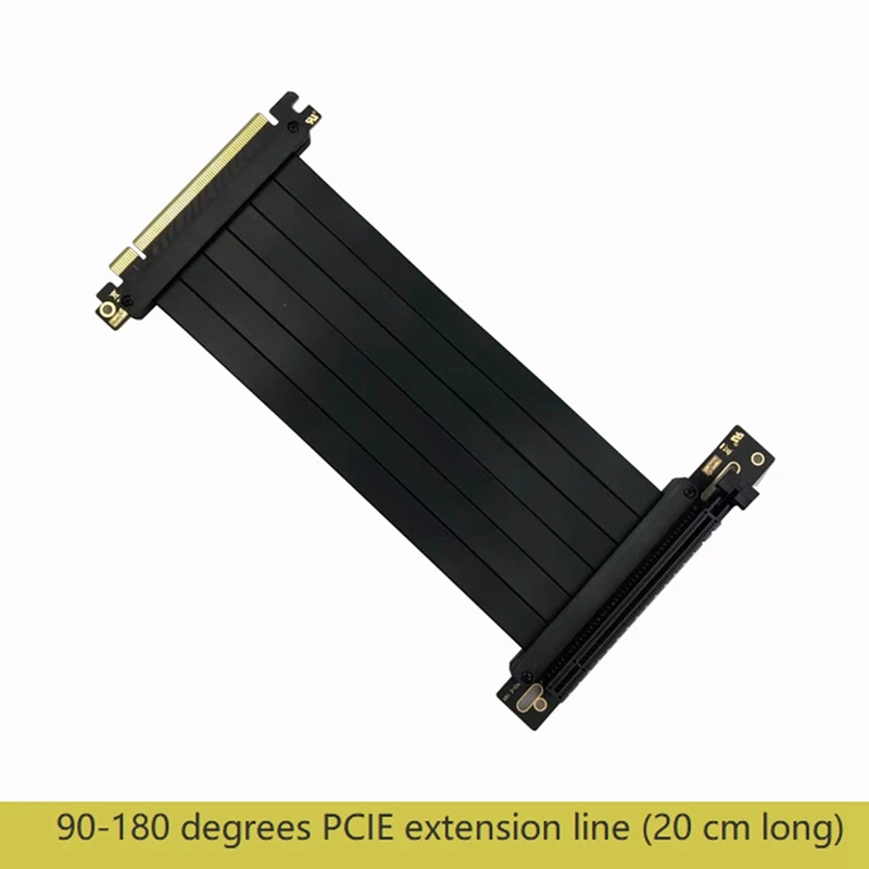 Top-PCI-E 3.0 X16 Cabo de extensão de placa gráfica PCIE Cabo de extensão VGA Jogo Cabo adaptador de placa gráfica