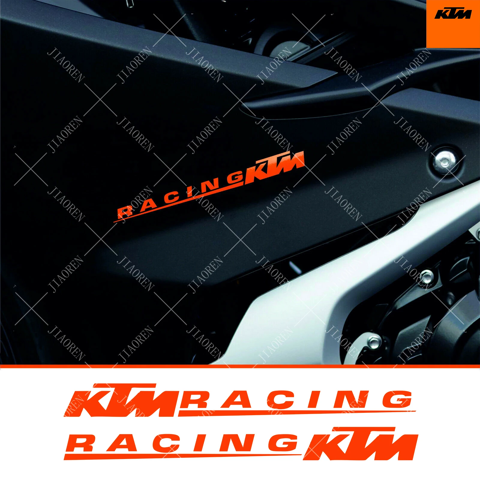 Reflective Ktm Logo Stickers Tank Decals Racing Kit Super Adventure duke 125 390 1290 200 790 890 Adventure Rc390