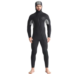 Men 5mm Neoprene Wetsuits Full Body Scuba Diving Suit Snorkeling Surfing Swimming Long Sleeve Keep Warm Water Wetsuits