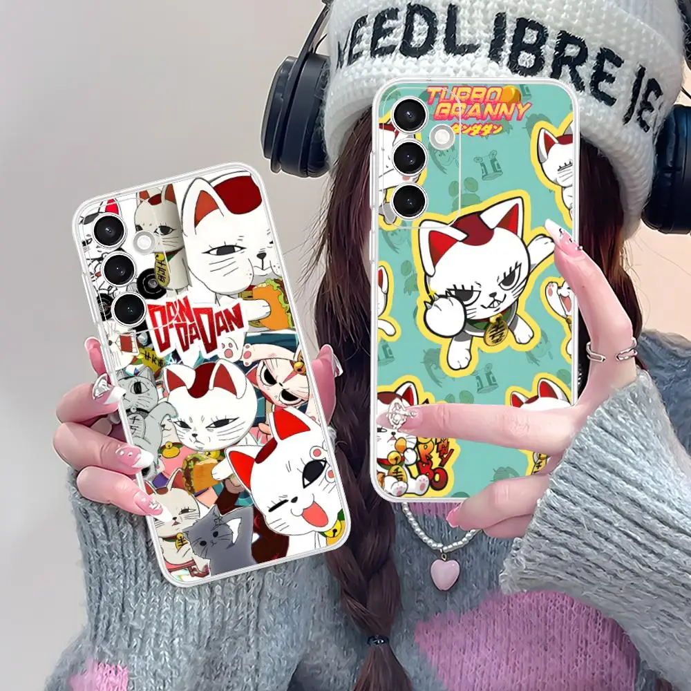 Anime Turbo Granny Phone Case for Samsung Galaxy S25 S24 S23 S22 S21Plus FE Ultra Soft TPU Clear Shockproof Cover