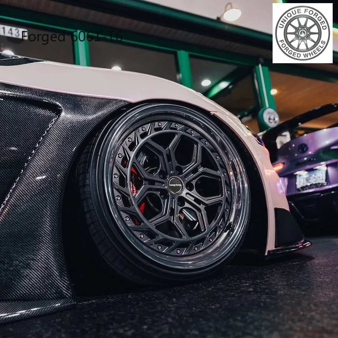 

26 Style Polish and Paint Custom 2 3Piece 18 20 22 24 26 Inch 5x114.3 5X120 6X139.7 Car Wheels Rim