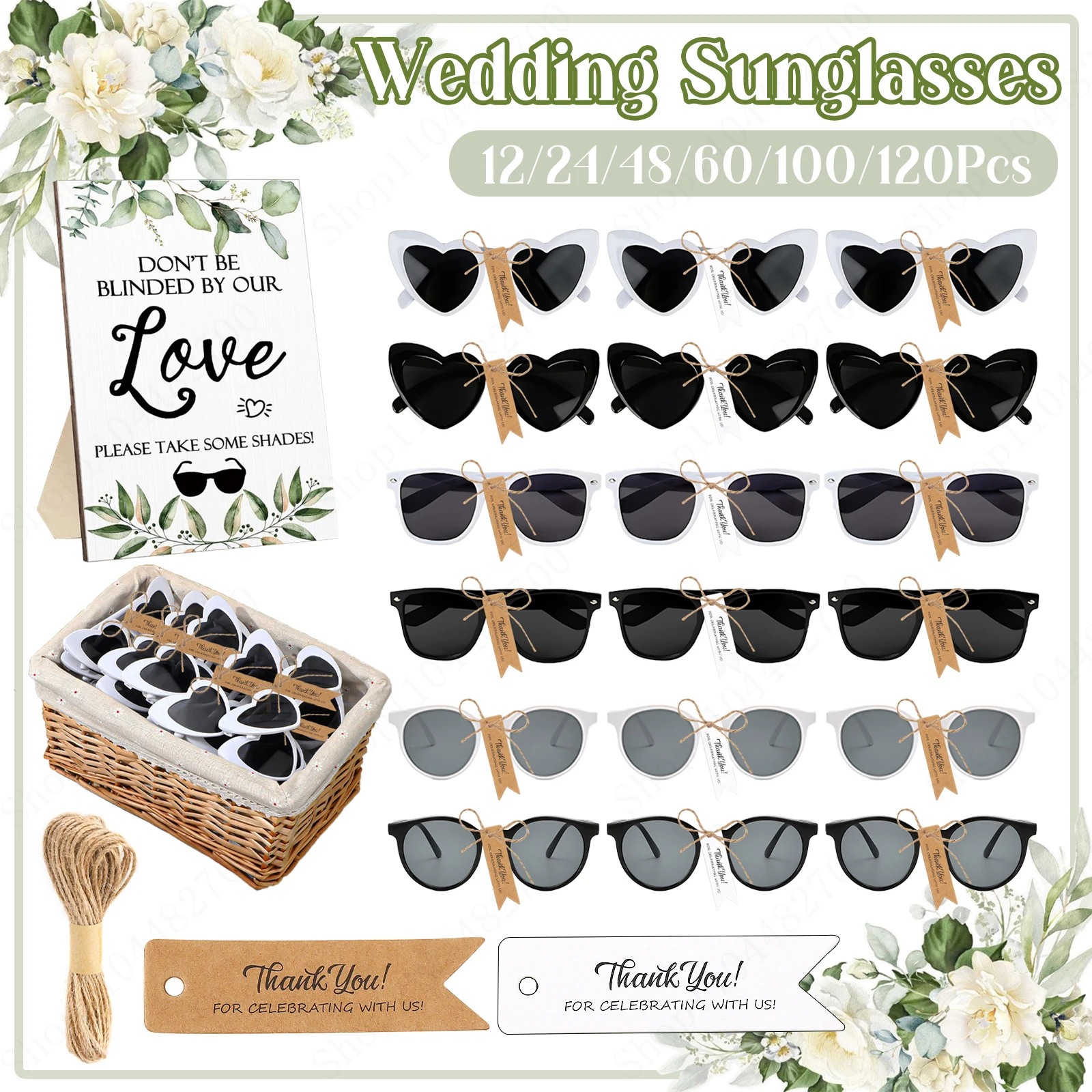 

12-120 шт. свадебные солнцезащитные очки в форме сердца, очки для девичника, свадебные солнцезащитные очки, свадебная вечеринка, подарок для гостей, командные подарки для невесты