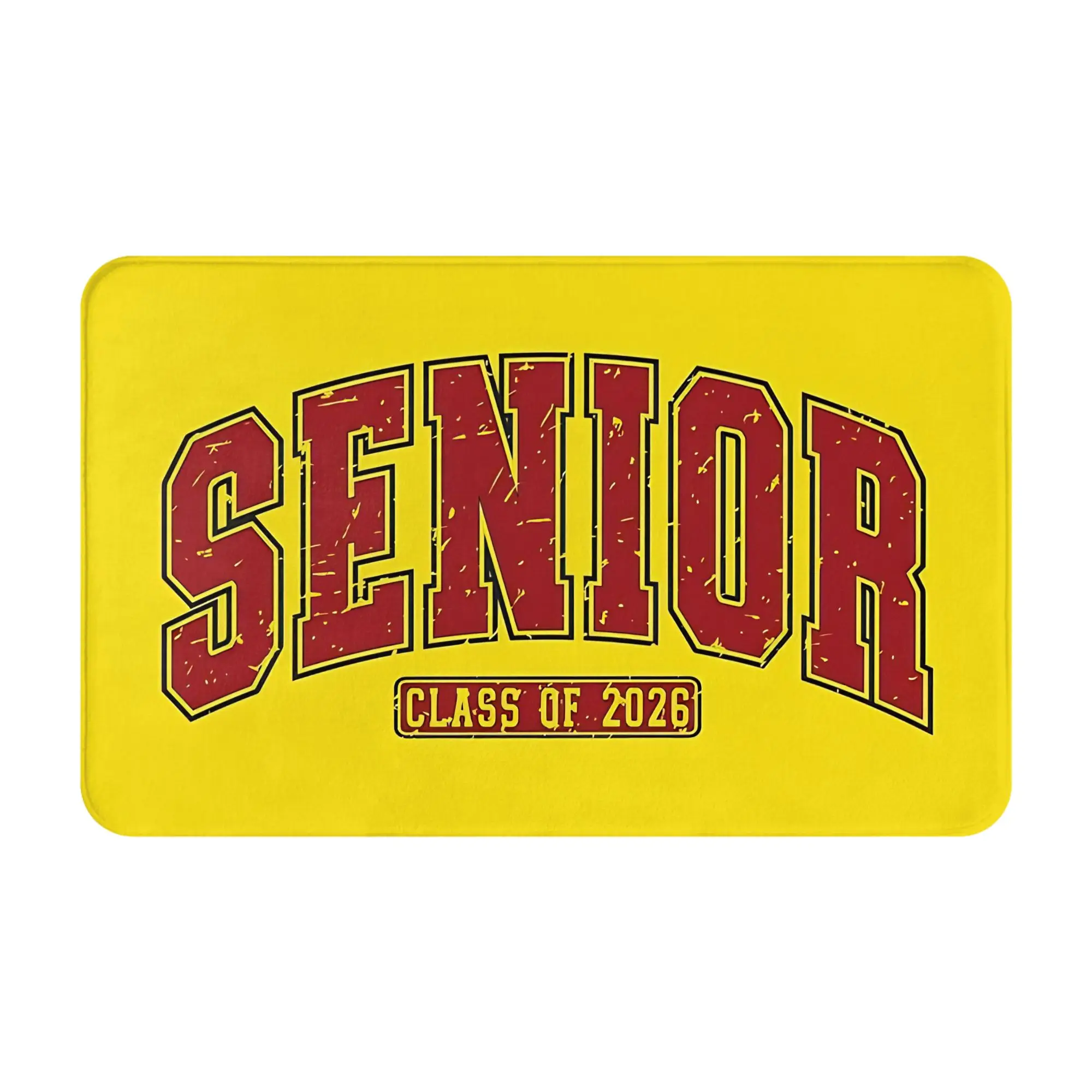 senior, graduation Decorations Bath Mat class of 2026 Doormat Kitchen Carpet Balcony Rug Home Decoration