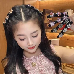 Molans Butterfly Rhinestone Hair Pins Sweet Girls Barrettes Hairpin Bangs Buckle Hairclip Lovely Hair Accessories
