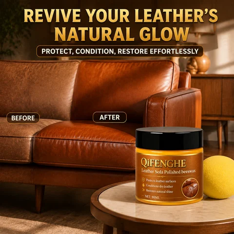 Leather Nourishing And Repairing Beeswax, Suitable for Car Seats, Sofas, Jackets, Shoes, Bags, And Clothing-Provides Deep Care