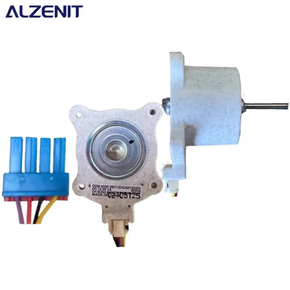 New Cooling Fan Motor EAU63103301 For LG Refrigerator ODM-033F-5B71 DC 12V 1A Fridge Radiator Freezer Parts